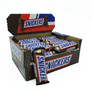 Snickers peanut, nougat and milk chocolate candy bar, 50-gram wrapper (case of 40)